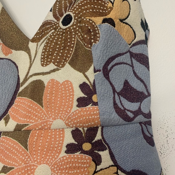 Zara retro colorful flowery dress size small - Picture 2 of 9